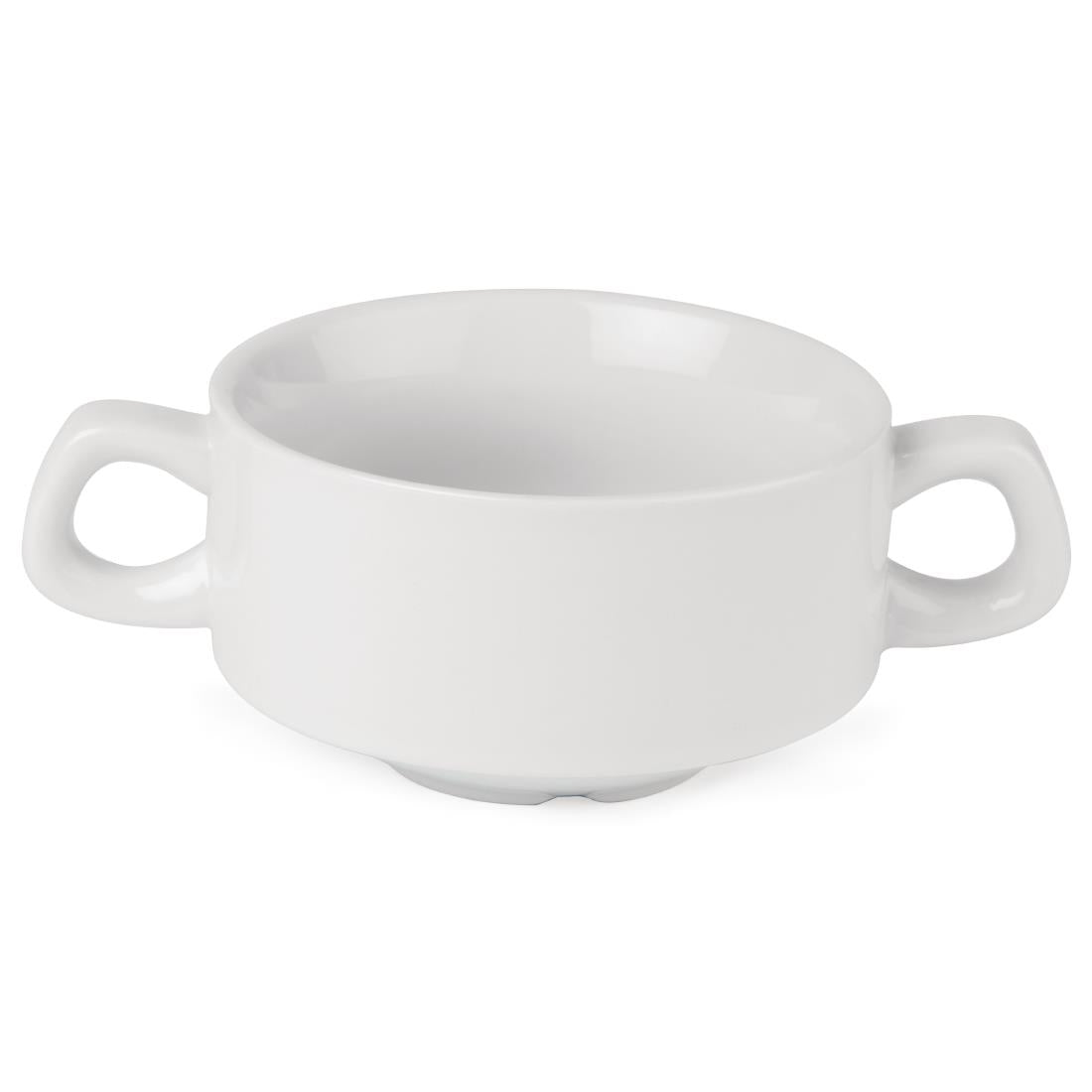 Olympia Athena Stacking Soup Bowls 160mm/4 1/4" 290ml (12 Pack)