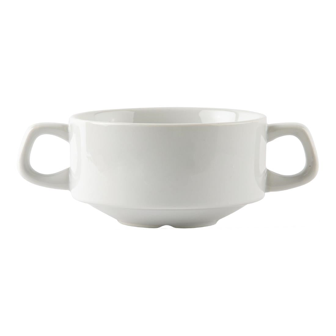 Olympia Athena Stacking Soup Bowls 160mm/4 1/4" 290ml (12 Pack)