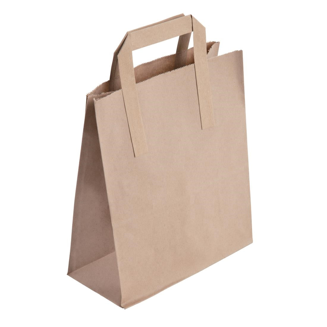 Fiesta Recyclable Brown Paper Carrier Bags Medium (250 Pack)
