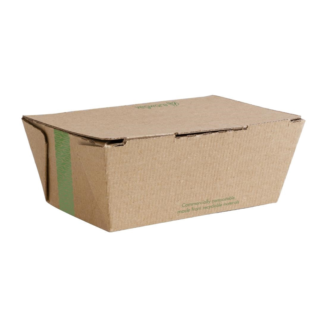 Vegware Compostable Microflute Takeaway Box 6x5" (300 Pack)