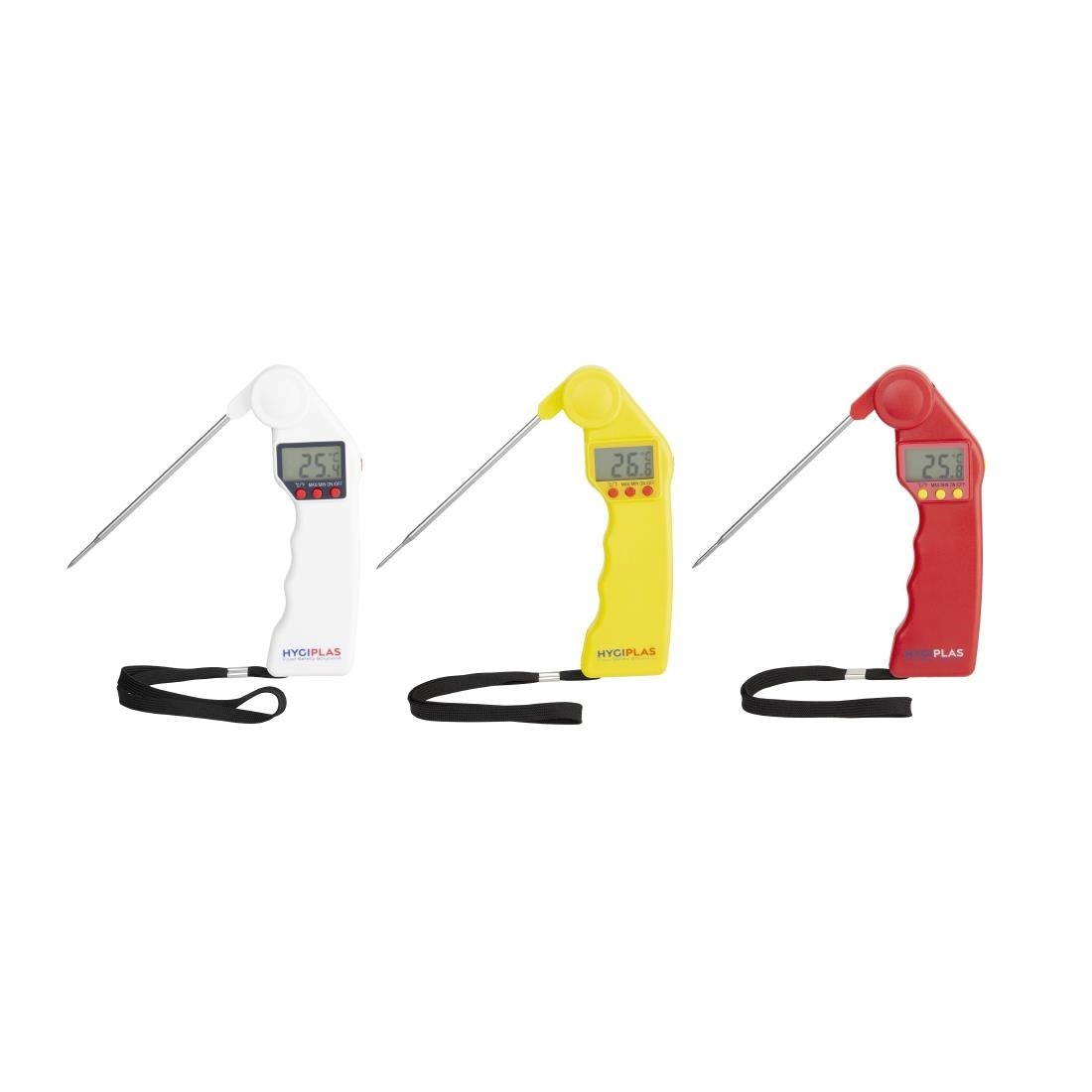 Hygiplas Easytemp Colour Coded Red Thermometer