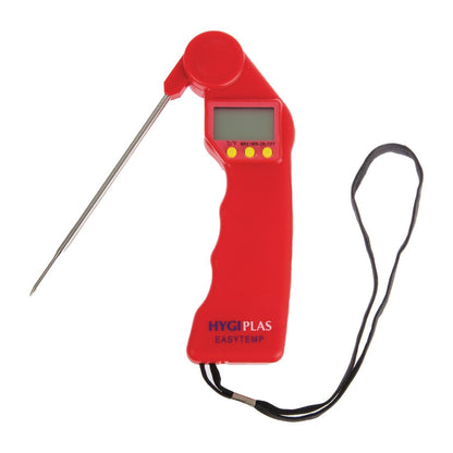 Hygiplas Easytemp Colour Coded Red Thermometer