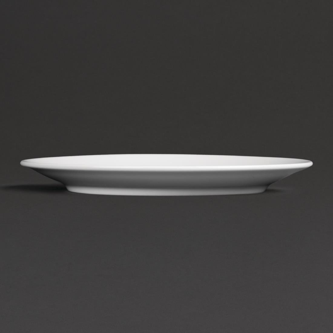 Royal Porcelain Classic White Coupe Plates 240mm (12 pack)