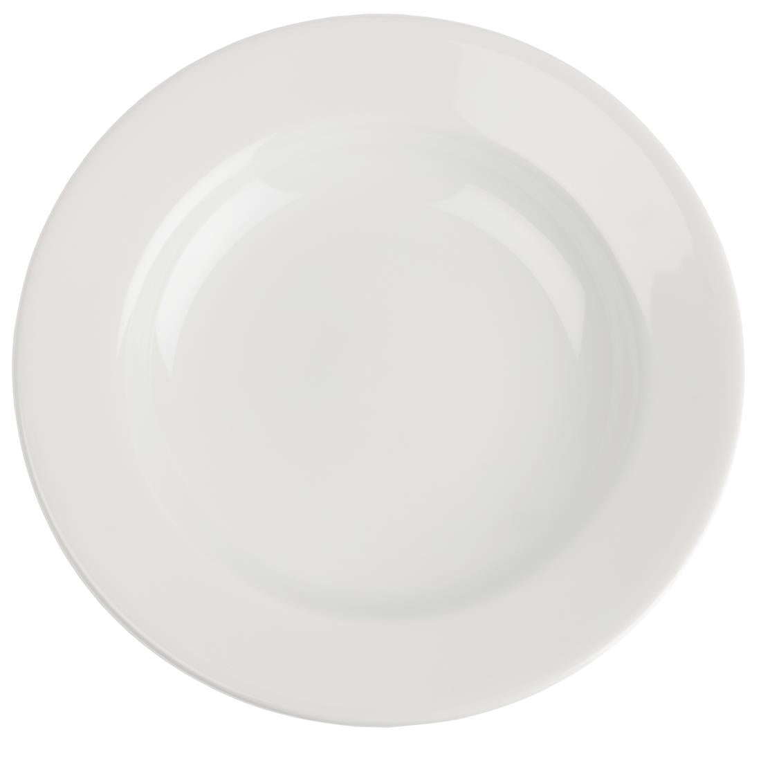 Royal Porcelain Classic White Wide Rim Plates 160mm (12 pack)