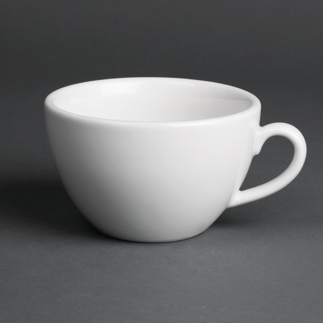 Royal Porcelain Classic White Breakfast Cups 300ml (12 pack)