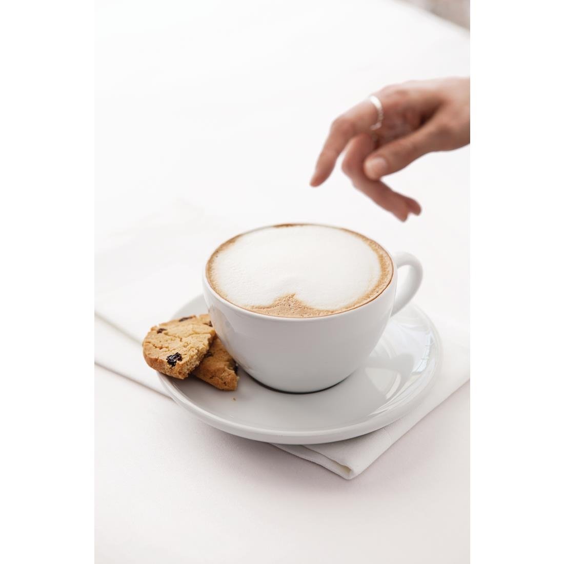 Royal Porcelain Classic White Cappuccino Cups 200ml (12 pack)