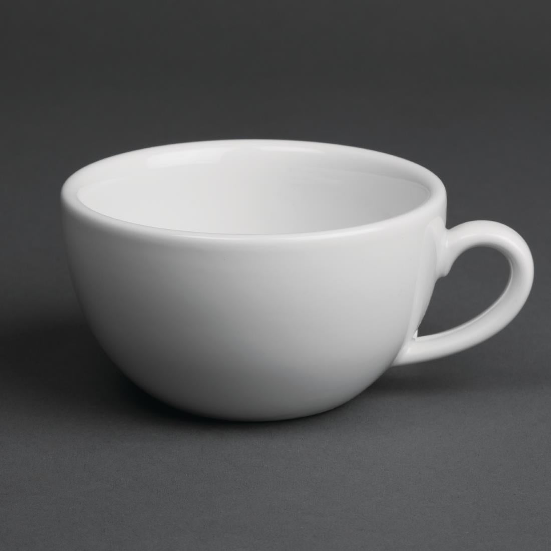 Royal Porcelain Classic White Cappuccino Cups 200ml (12 pack)