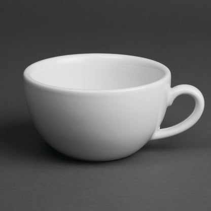 Royal Porcelain Classic White Cappuccino Cups 200ml (12 pack)