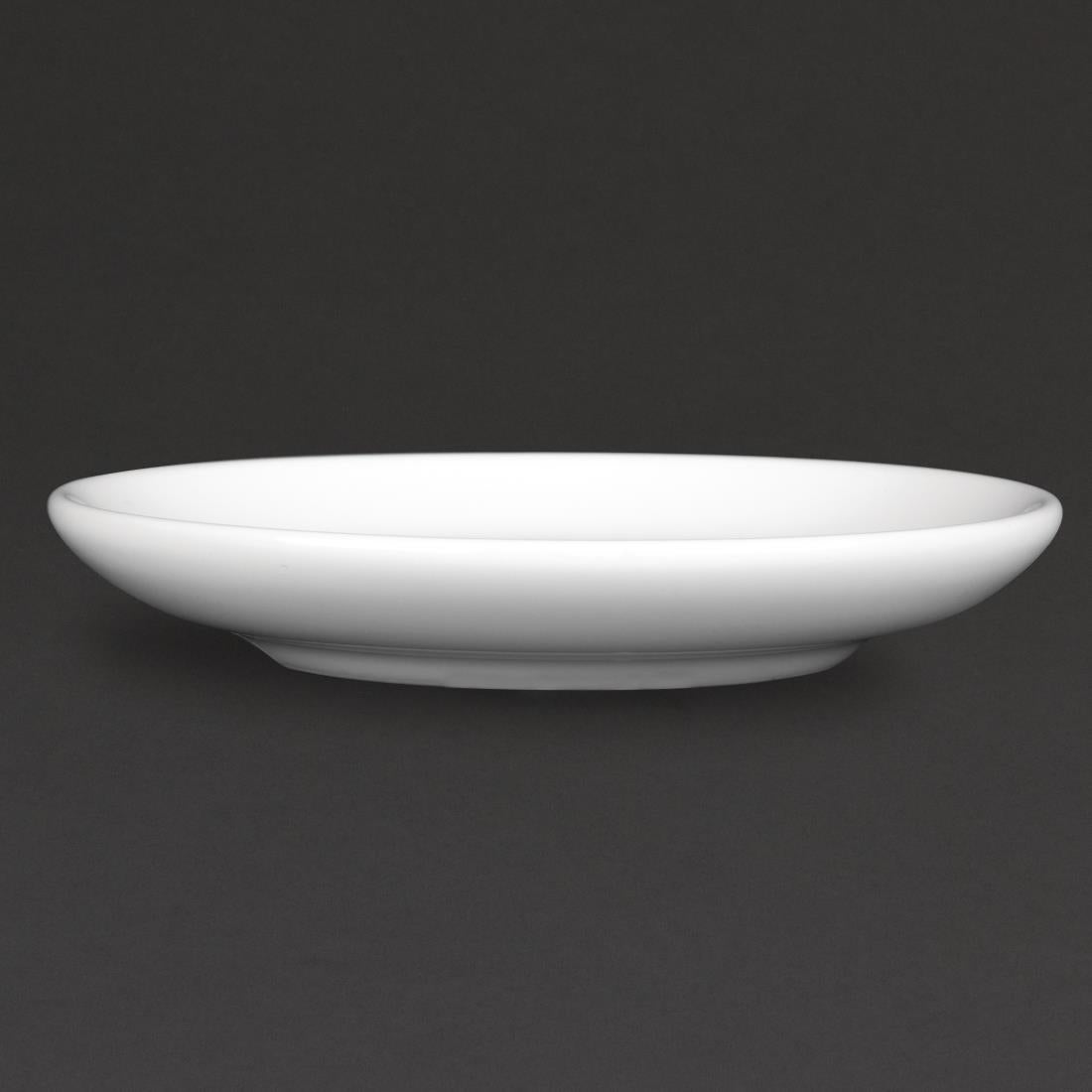 Royal Porcelain Classic White Espresso Cups Saucer 125mm (12 pack)