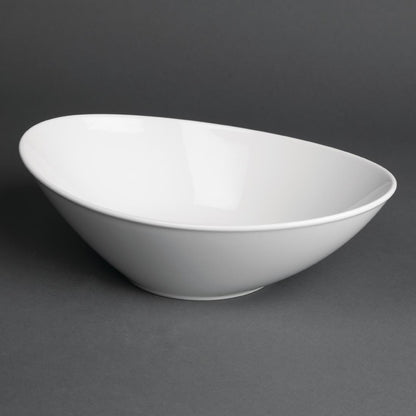 Royal Porcelain Classic White Salad Bowls 250mm (6 pack)