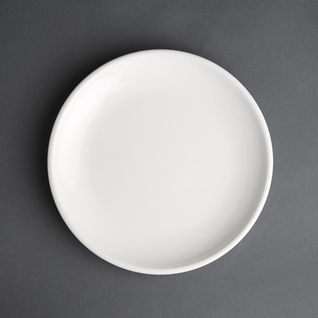 Olympia Cafe Coupe Plates White 205mm 8" (12 Pack)