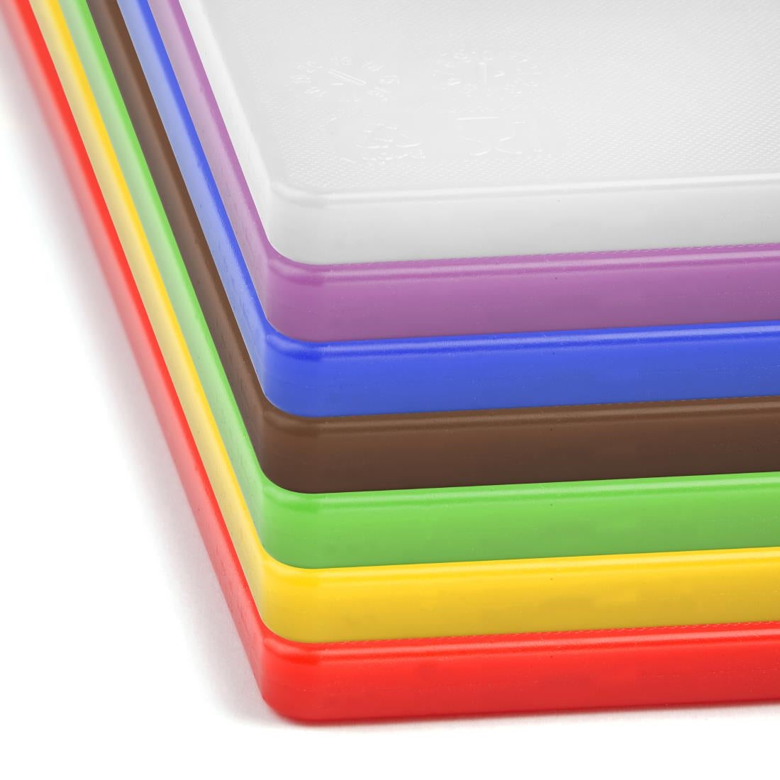 Hygiplas Low Density Chopping Board Set 450x300x10mm (7 pack)