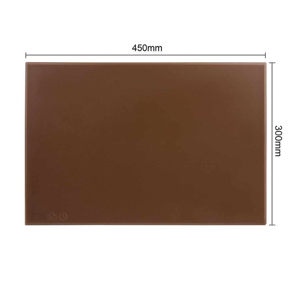 Hygiplas High Density Antibacterial Chopping Board Set 450x305x10mm (7 pack)