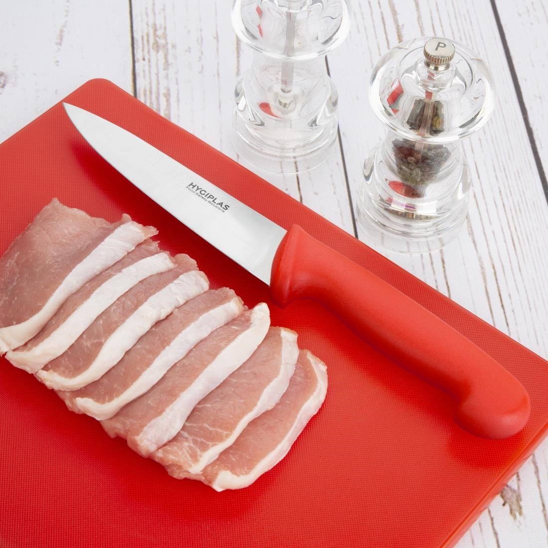 Hygiplas Low Density Antibacterial Chopping Board Set 450x300mm (7 pack)
