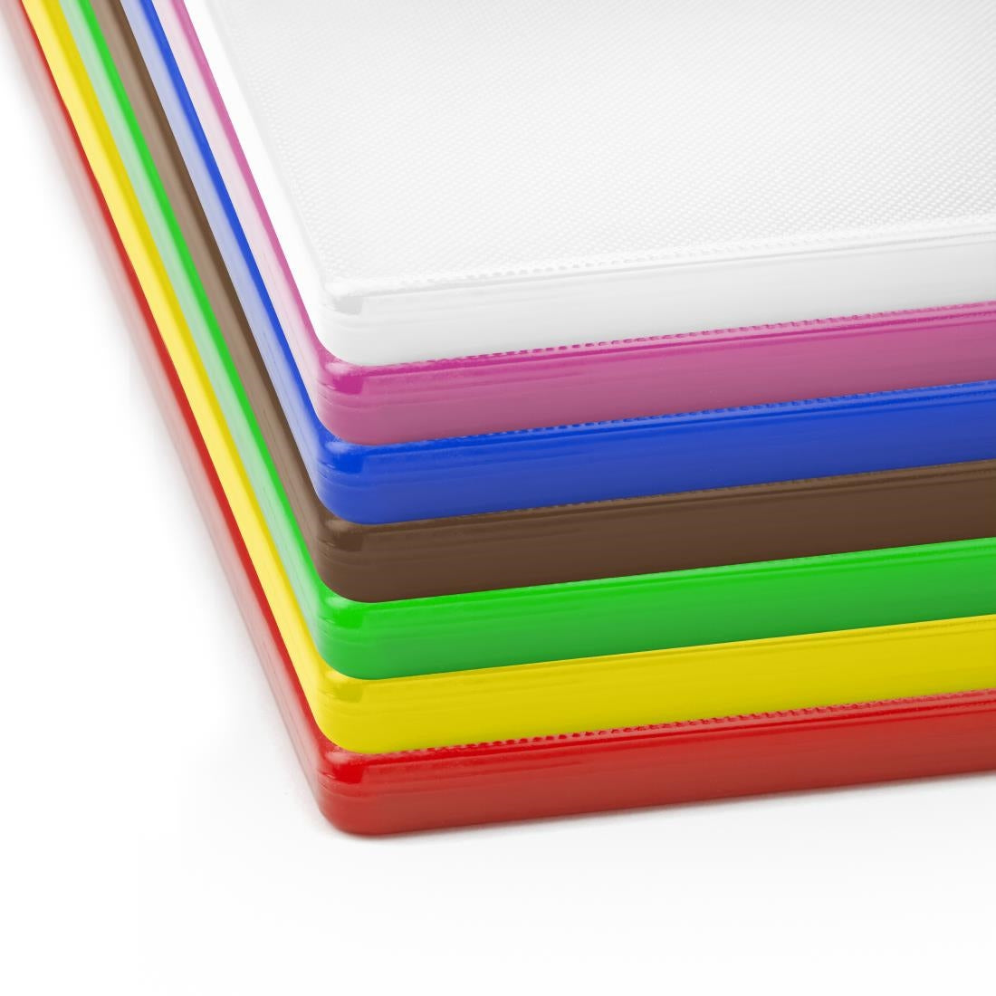 Hygiplas Low Density Chopping Board Set Large 600x450x10mm (7 pack)