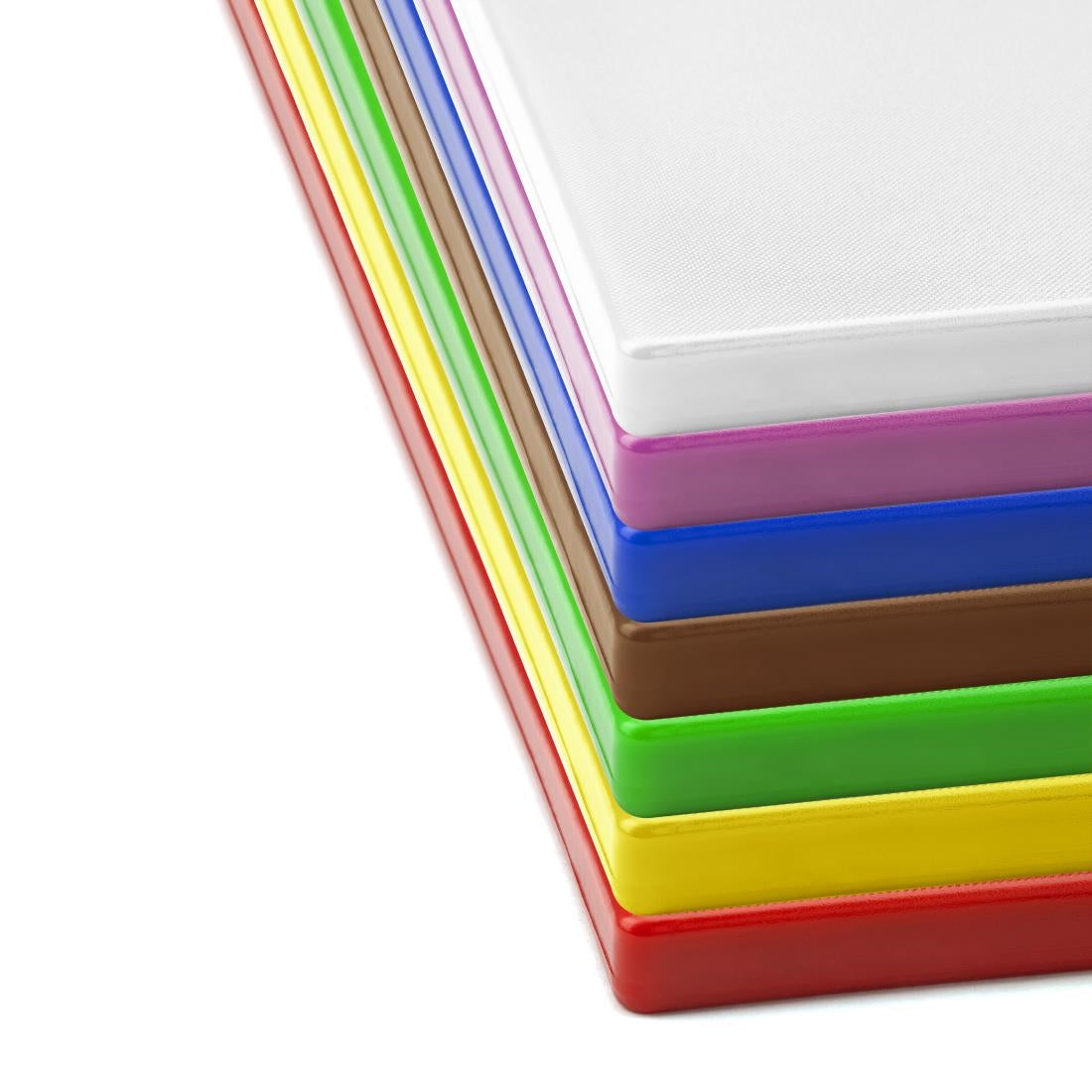Hygiplas Low Density Chopping Board Set Large 600x450x20mm (7 pack)