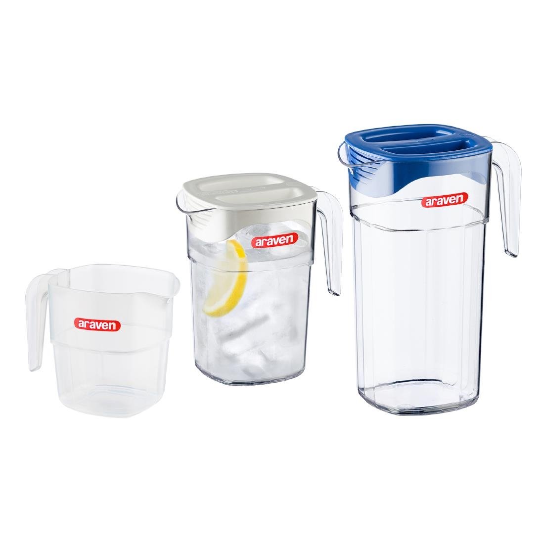 Araven Transparent Polycarbonate Jug 1.4Ltr 47oz