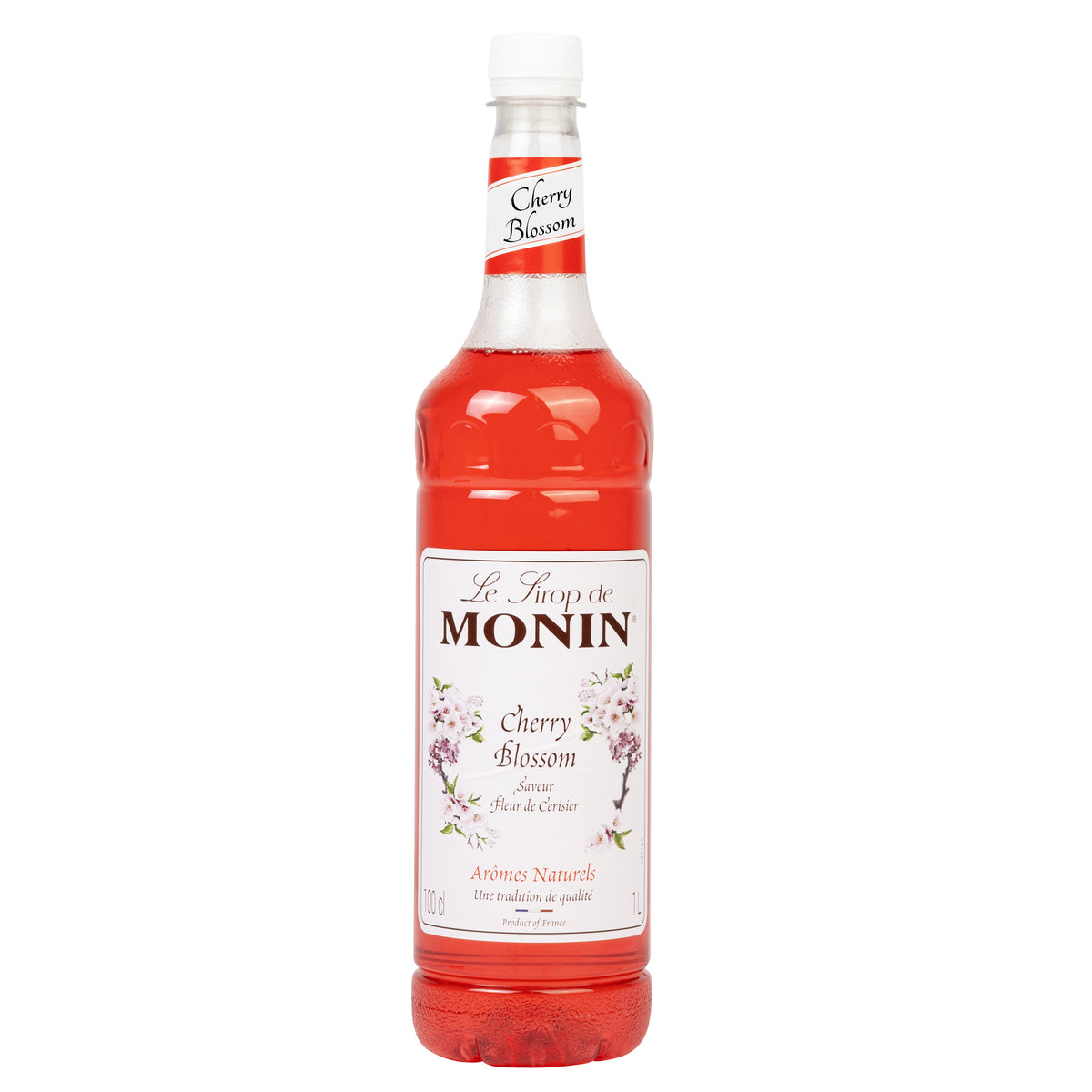 Monin Cherry Blossom Syrup 1ltr BB 04/26