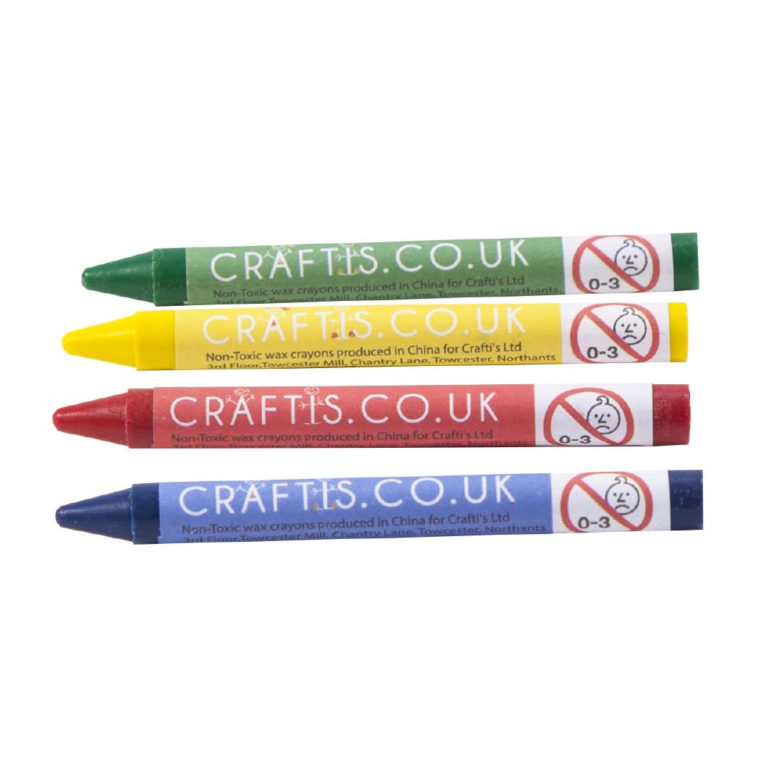 Crafti's Children's Round Crayons (200 Pack)