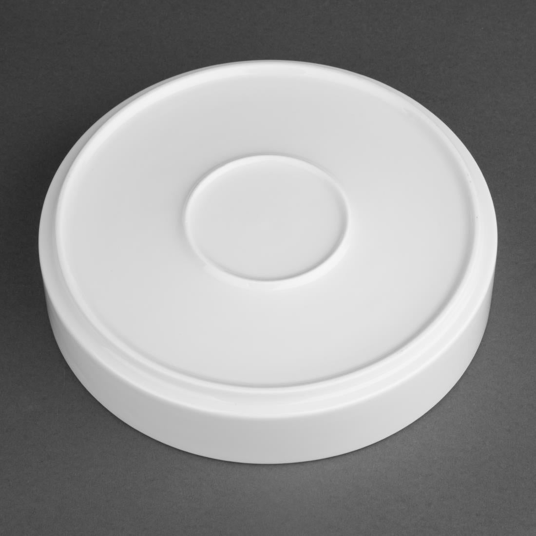 Olympia Whiteware Stacking Bowls 215mm/8 1/2" (4 Pack)