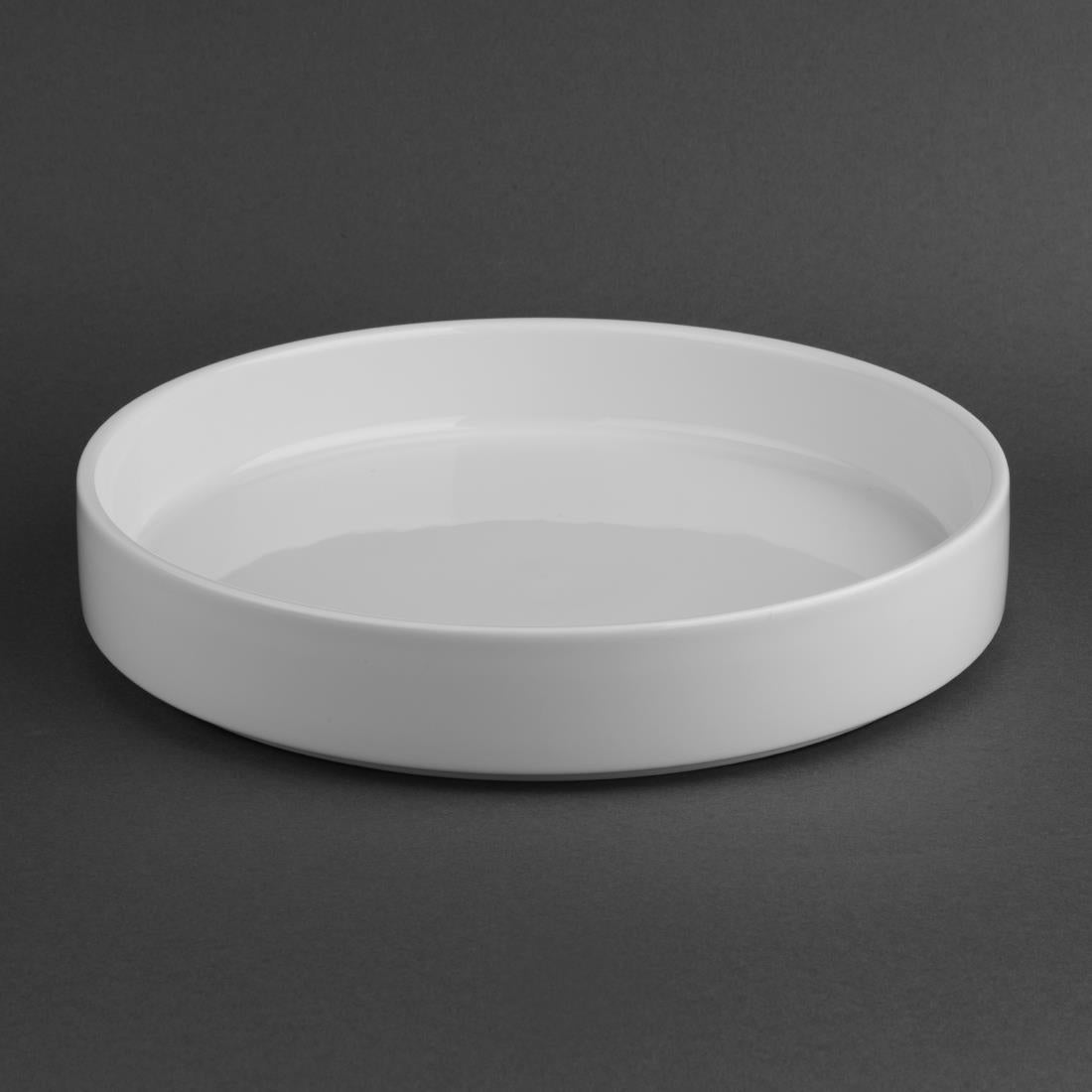 Olympia Whiteware Stacking Bowls 270mm/10 2/3" (4 Pack)