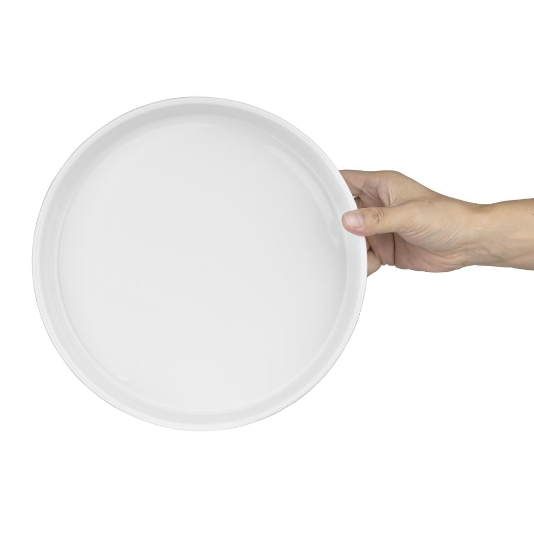 Olympia Whiteware Stacking Bowls 270mm/10 2/3" (4 Pack)