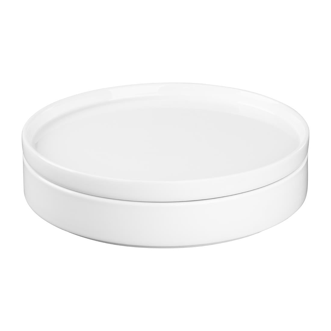 Olympia Whiteware Stacking Bowls 270mm/10 2/3" (4 Pack)