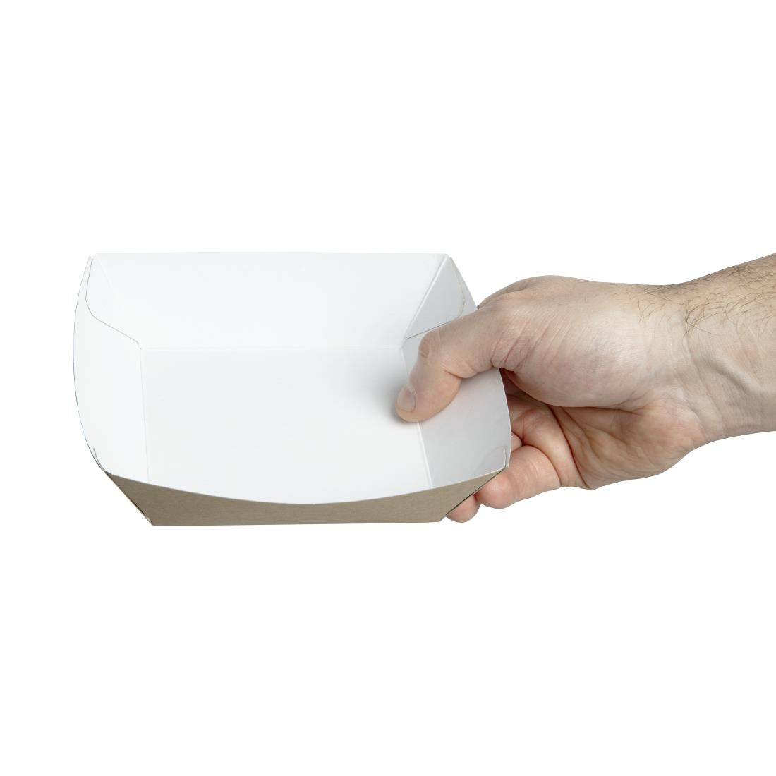 Colpac Compostable Kraft Food Trays Medium 148mm (500 pack)