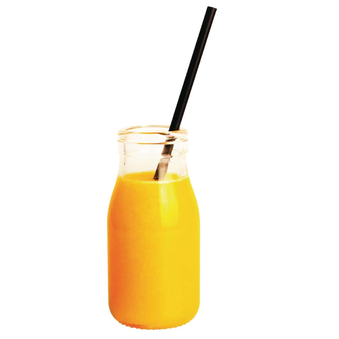 Olympia Glass Milk Bottles 200ml (12 pack)