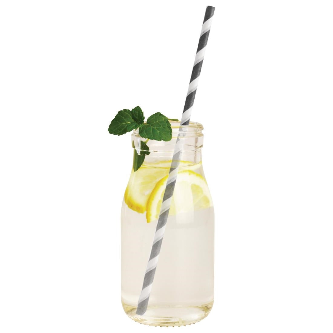 Olympia Glass Milk Bottles 200ml (12 pack)