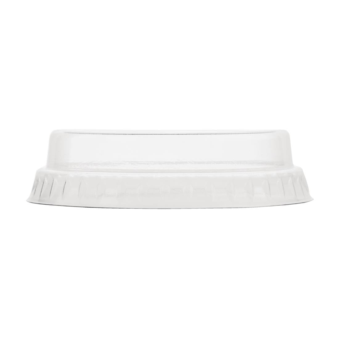 Vegware Compostable Flat Lids With No Hole 200ml / 7oz (1000 pack)