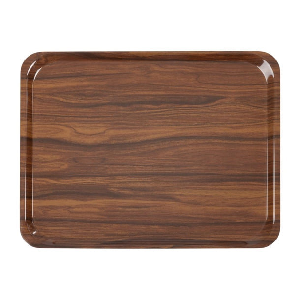 Cambro Tray Capri Rectangle Walnut 270x380mm