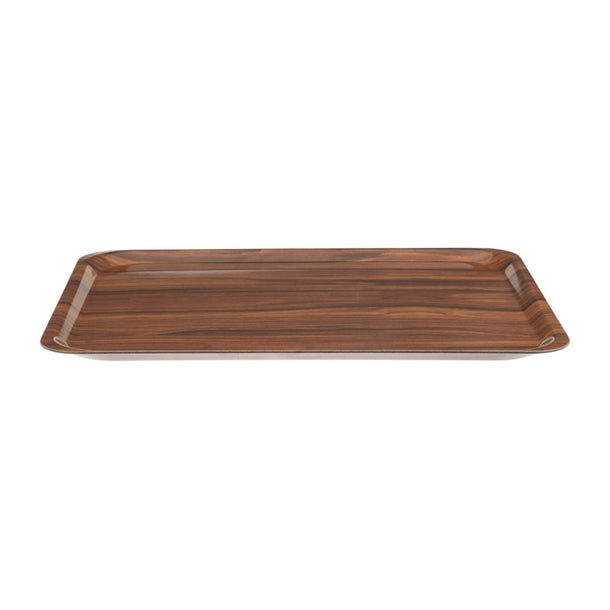 Cambro Tray Capri Rectangle Walnut 270x380mm