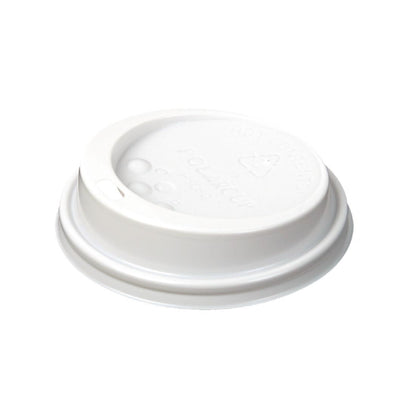 White Lid To Fit 225ml Huhtamaki Hot Cup (1000 Pack)