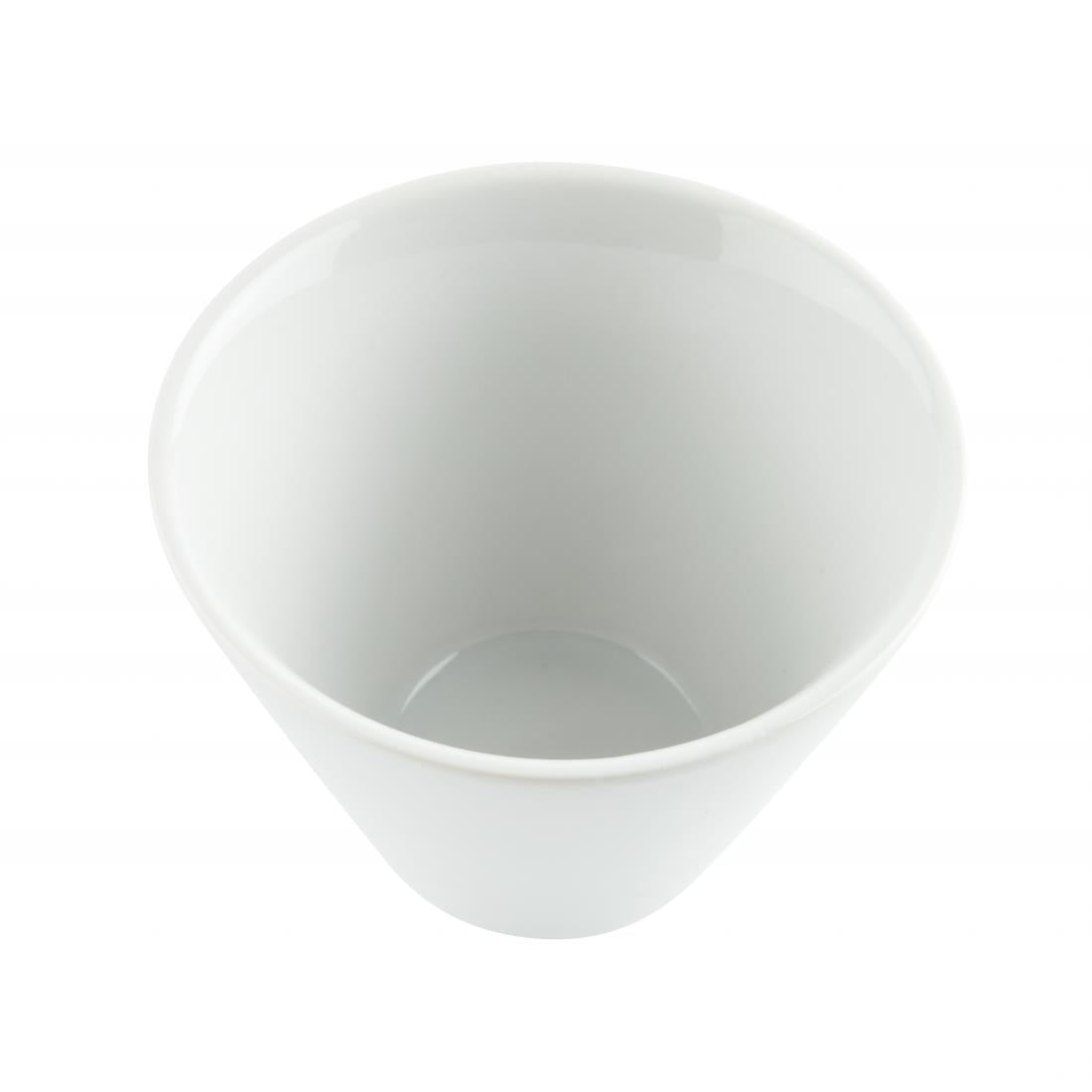 Olympia Whiteware Conical Ramekin White 110mm (6 pack)