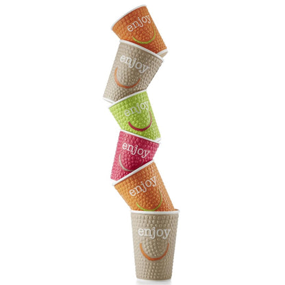 Huhtamaki Enjoy Double Wall Disposable Hot Cups 225ml / 8oz (875 pack)