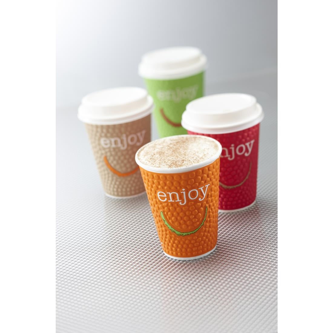 Huhtamaki Enjoy Double Wall Disposable Hot Cups 225ml / 8oz (875 pack)