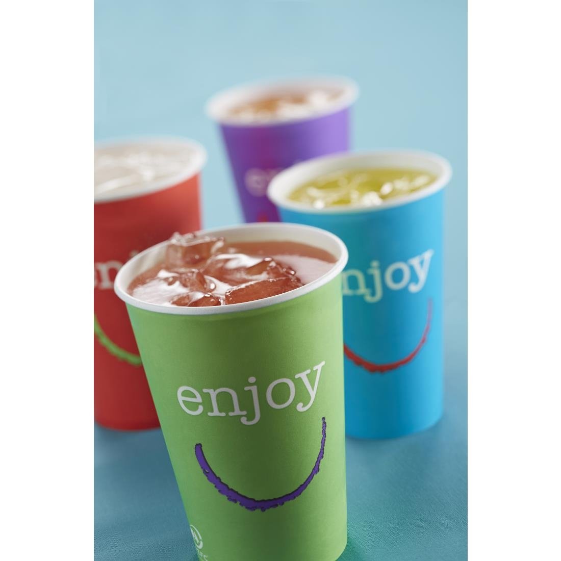 Huhtamaki Enjoy Paper Cold Cups 455ml / 16oz (1000 pack)
