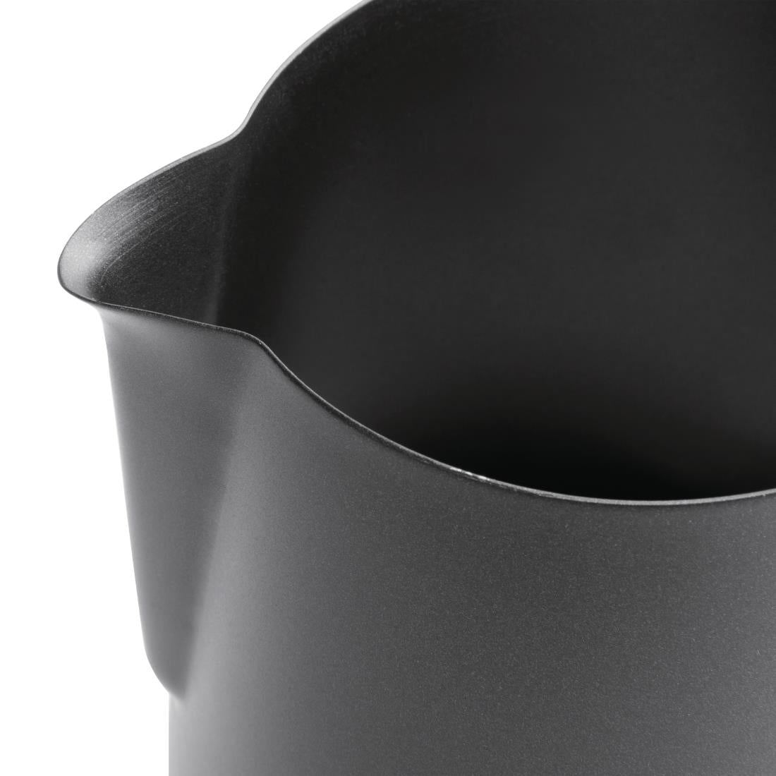 Olympia Black Non-Stick Milk Frothing Jug 570ml