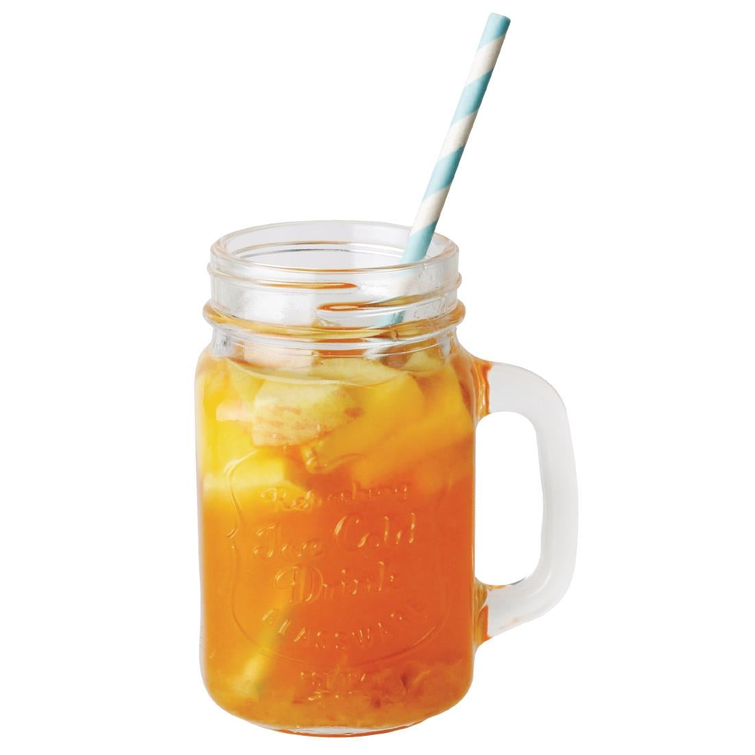 Olympia Handled Mason Jar 450ml (12 pack)
