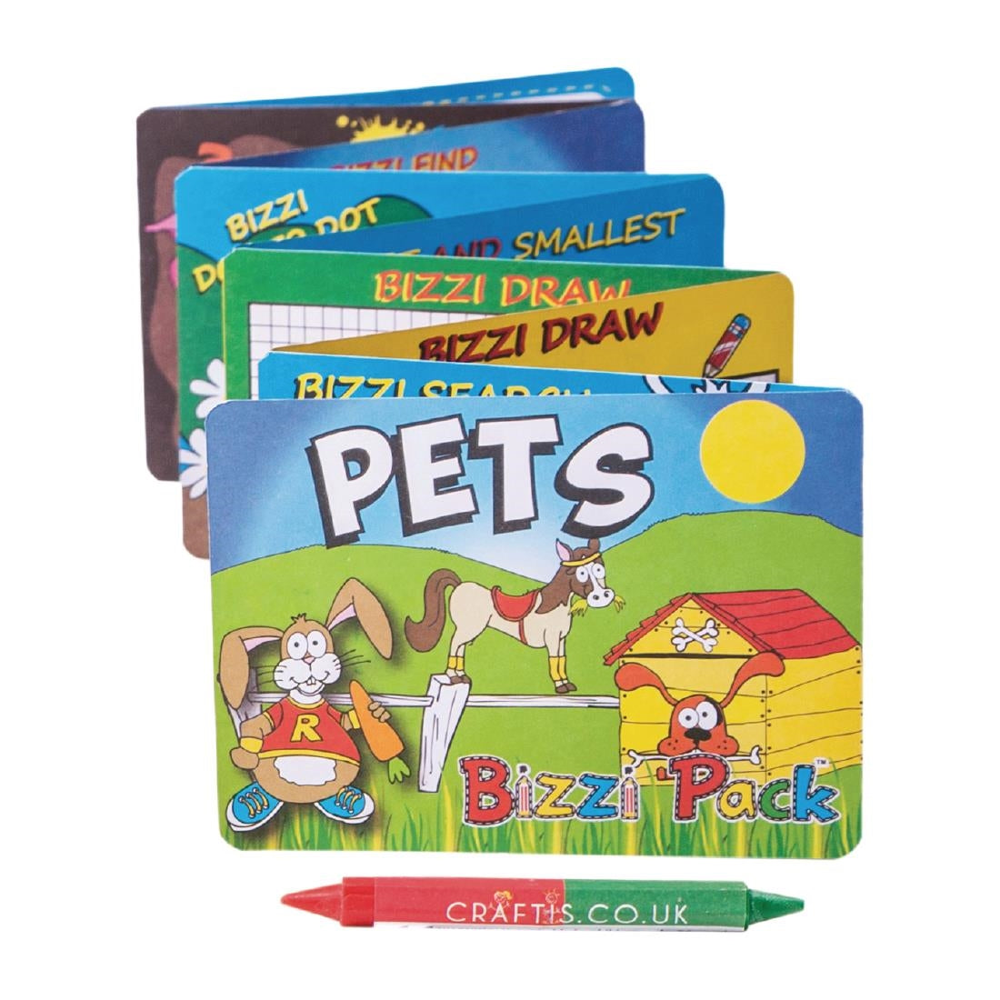 Crafti's Kids Activity Pack Assorted Animals (400 Pack)