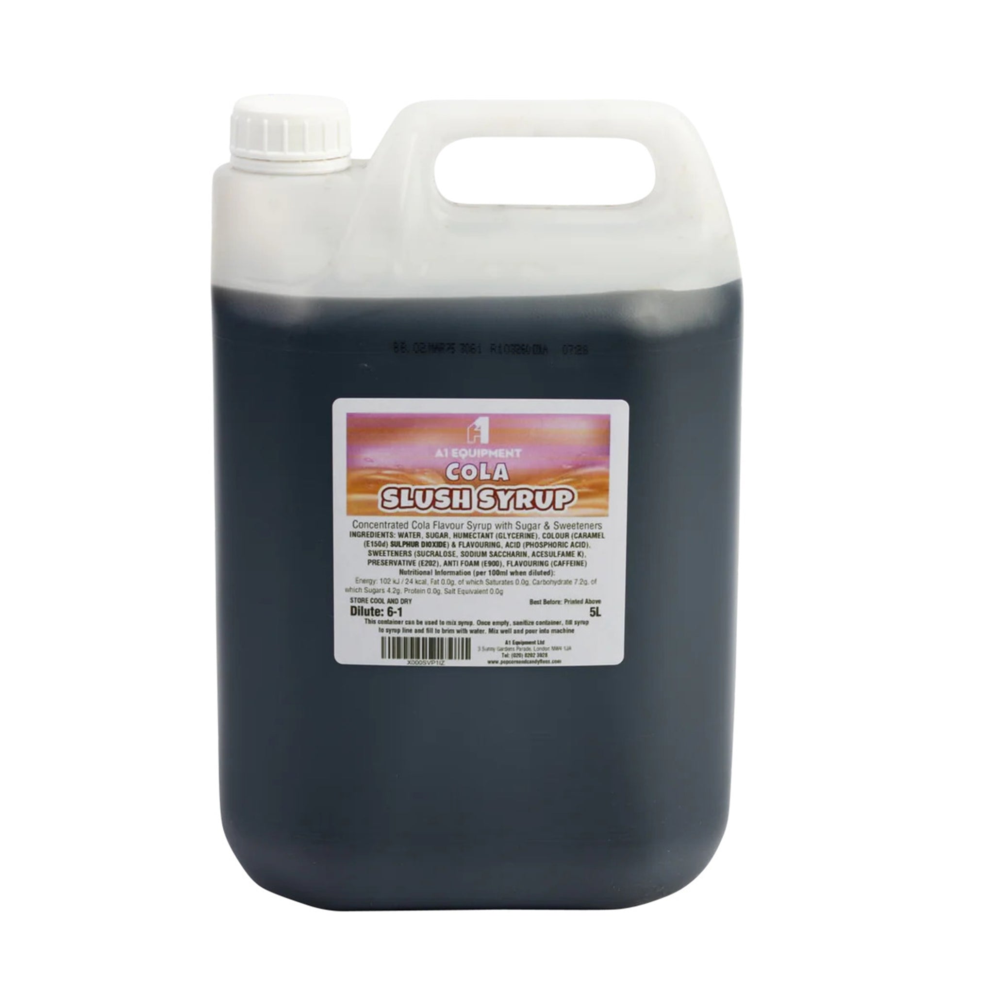 Slush Syrup 5L - All flavours 6-1 ratio