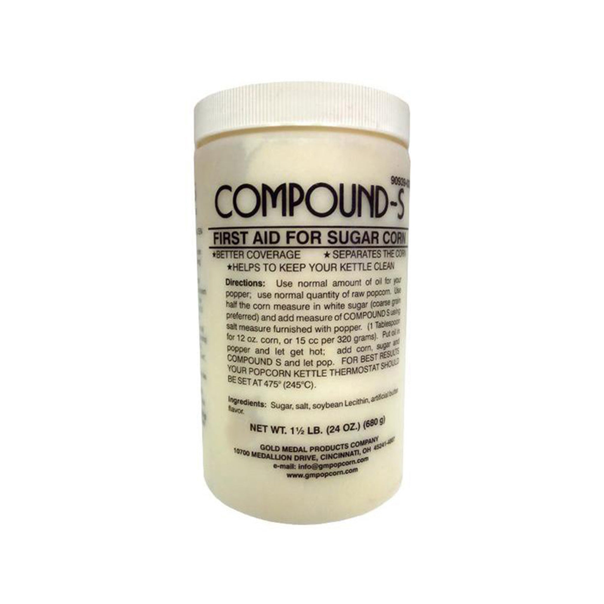 Compound-S First Aid for Sugar Popcorn