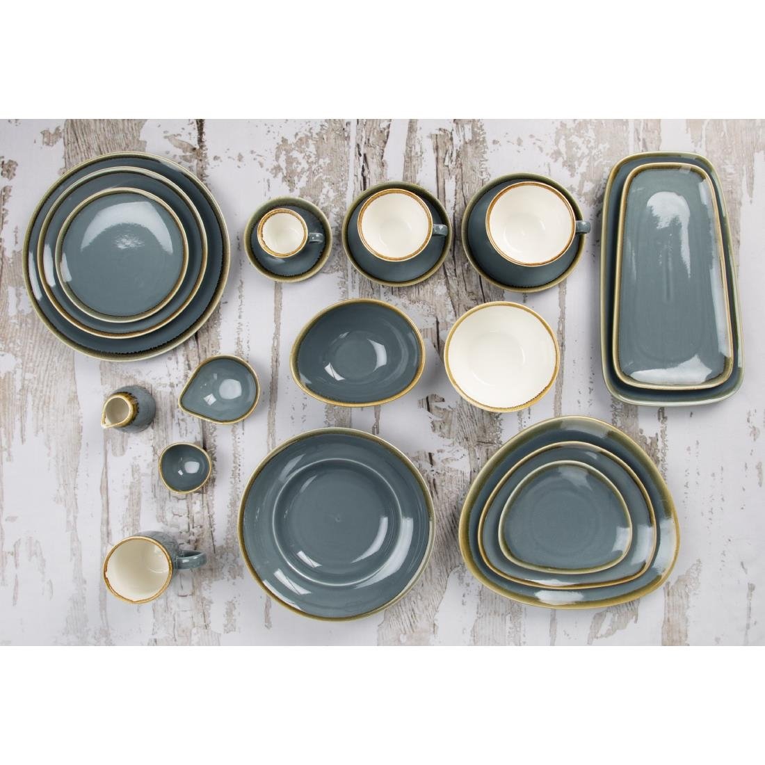 Olympia Kiln Platter Ocean 335mm (Pack of 4)