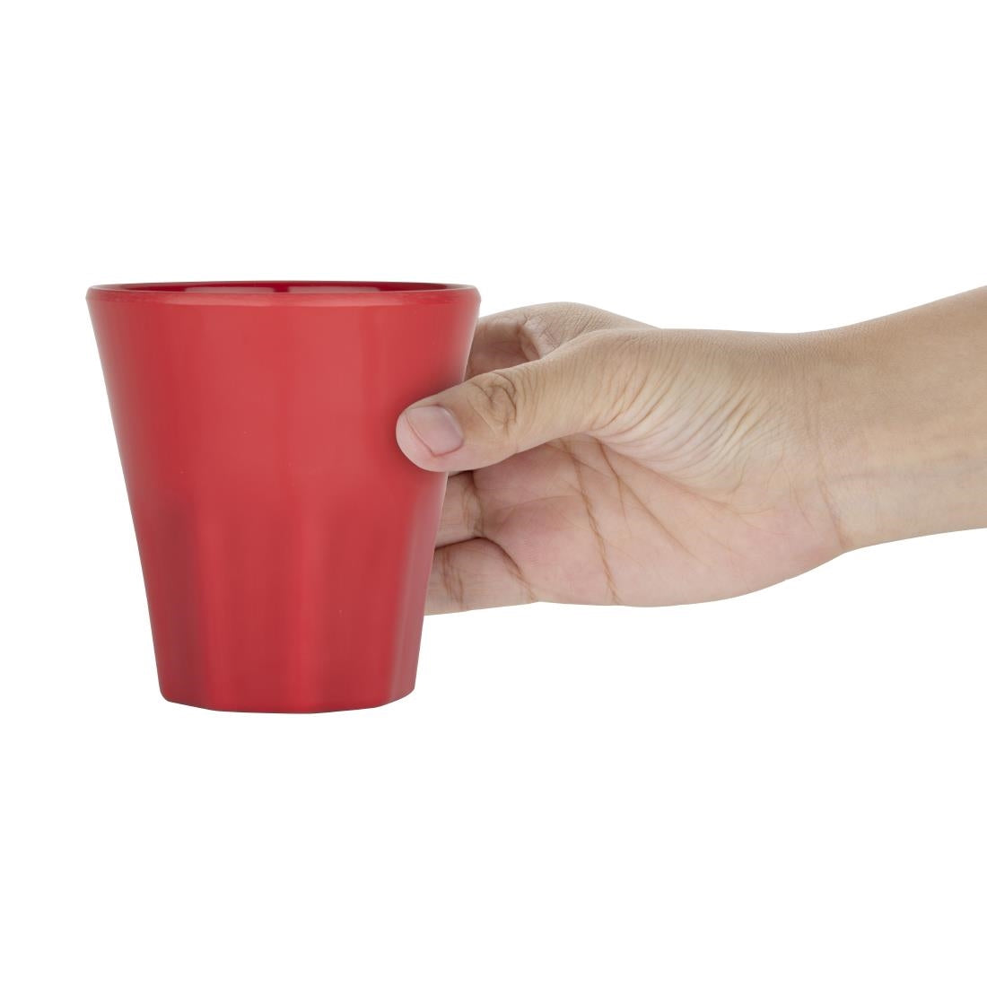 Olympia Kristallon Melamine Plastic Tumbler Red 290ml (6 pack)