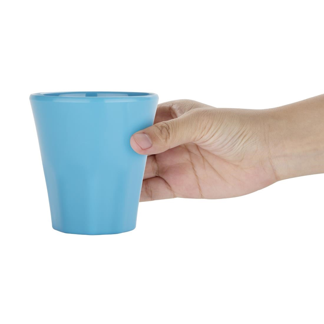 Olympia Kristallon Melamine Plastic Tumbler Blue 290ml (6 pack)