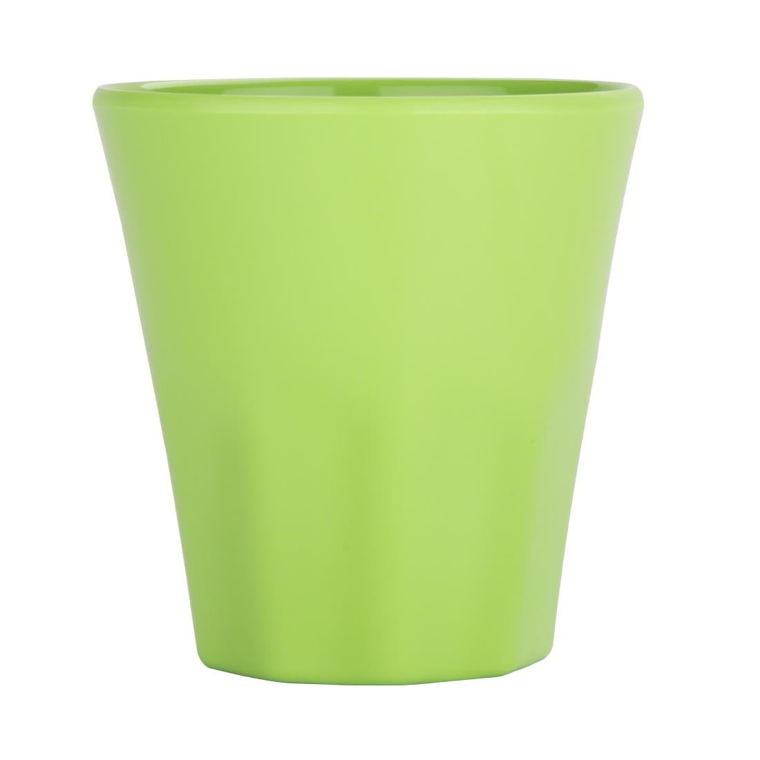 Olympia Kristallon Melamine Plastic Tumbler Green 290ml (6 pack)
