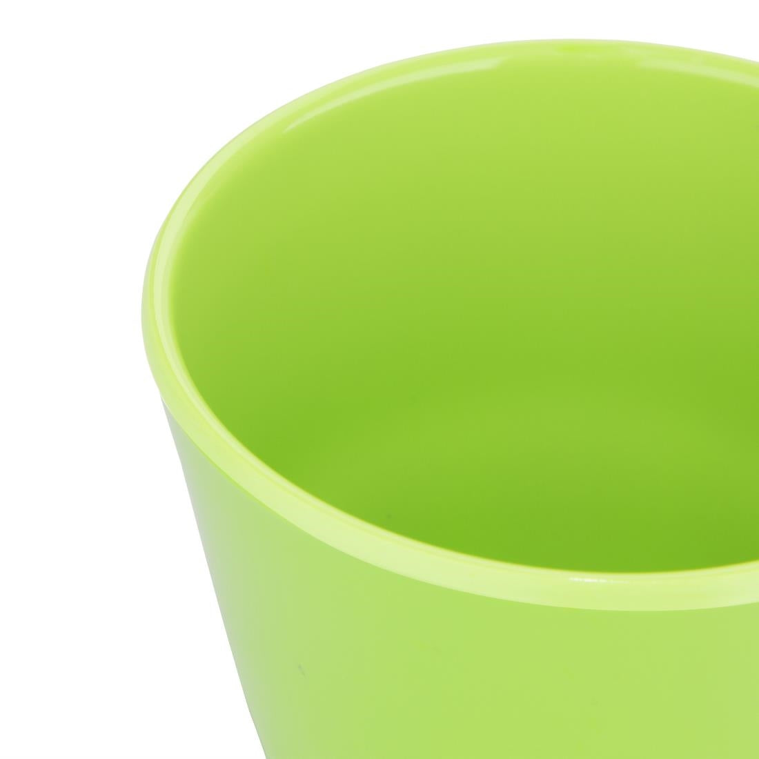 Olympia Kristallon Melamine Plastic Tumbler Green 290ml (6 pack)