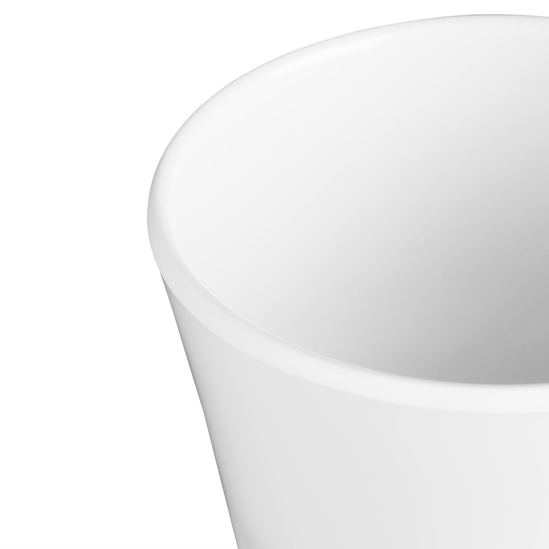 Olympia Kristallon Melamine Plastic Tumbler White 290ml (6 pack)