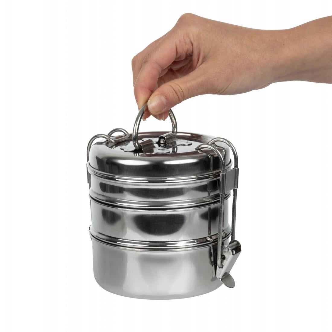 Utopia 3 Tier Tiffin Tin 115mm (6 Pack)